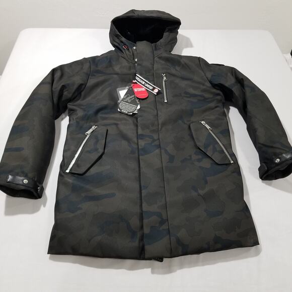 NWT Outdoor United Parka Small Camo Hercules Storm Waterproof Waxed Coating - Picture 16 of 16